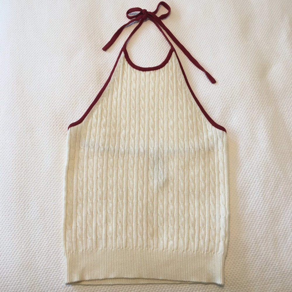 Knit Halter Top